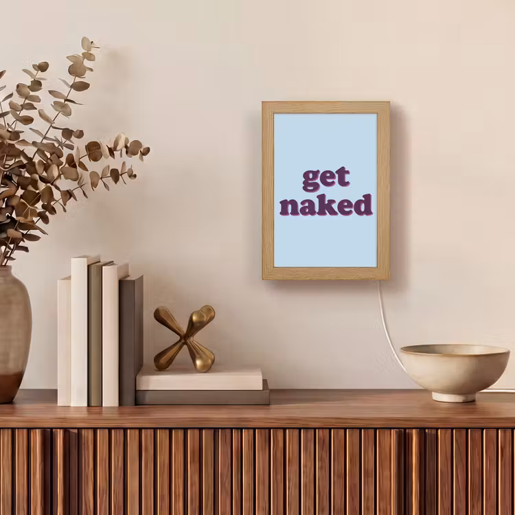 Lampe de table - Ludique - Message - Bleu — 4