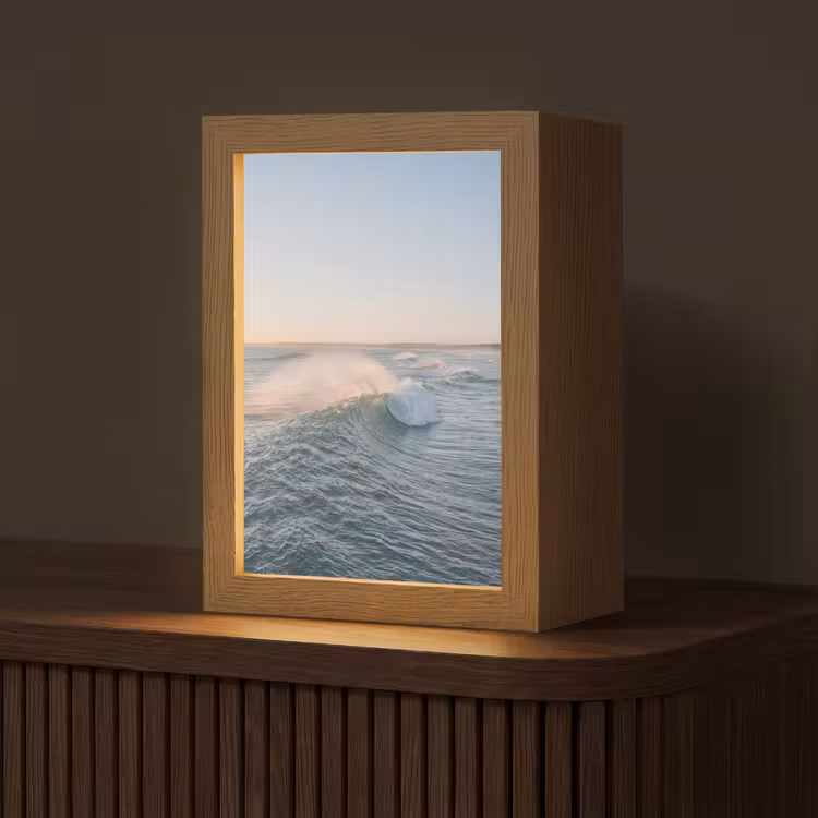 Lampe de table - Vague - Mer - Eau — 1