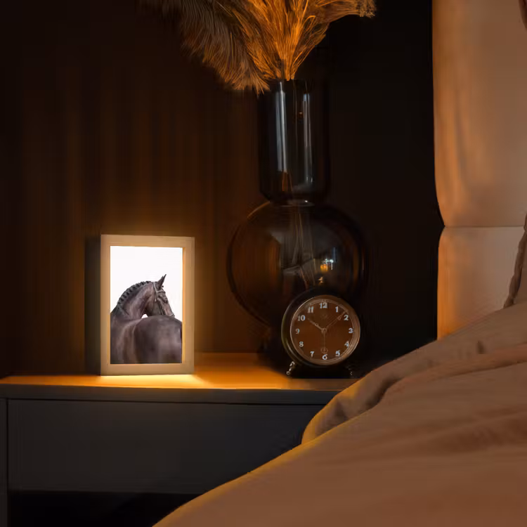 Lampe de table - Portrait - Cheval - Elégant — 2