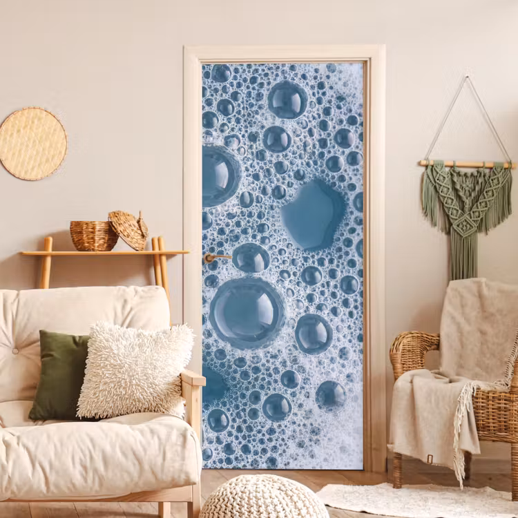 Le sticker de porte - Mousse - Eau - Texture — 3
