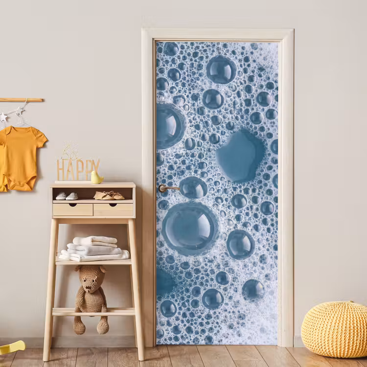 Le sticker de porte - Mousse - Eau - Texture — 5