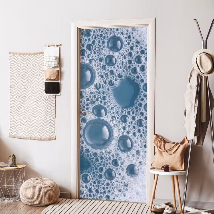 Le sticker de porte - Mousse - Eau - Texture — 7