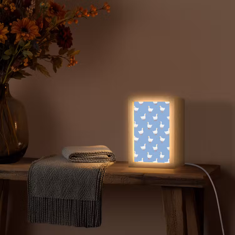 Lampe de table - Oies - Elégant - Bleu — 3