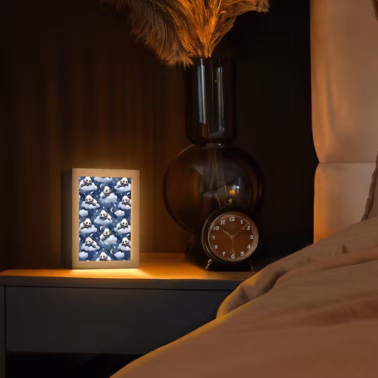 Lampe de table - Pandas - Dormants - Bleu — 2