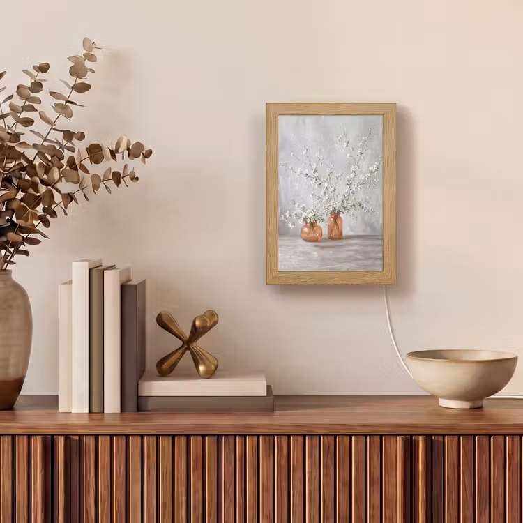 Lampe de table - Vases - Fleurs - Orange — 4