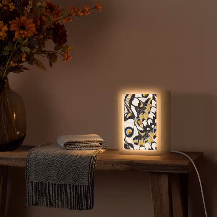 Lampe de table - Papillon - Aile - Jaune — 3