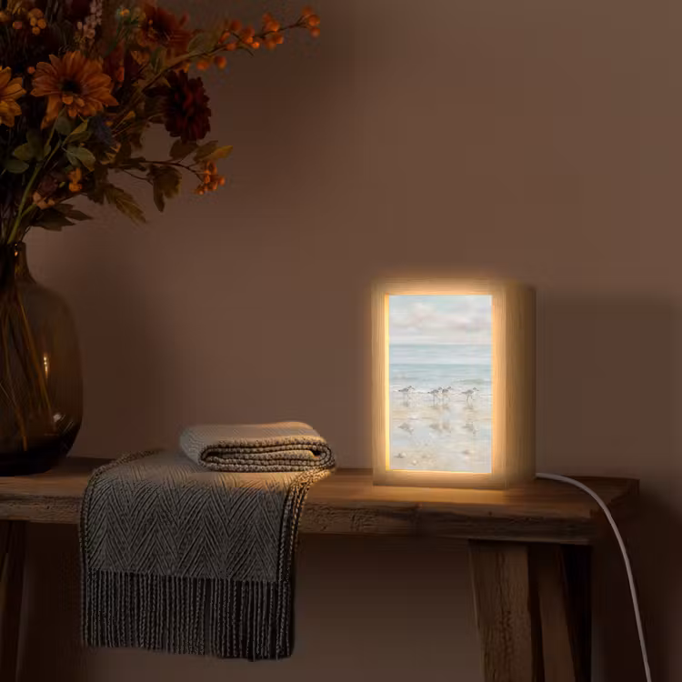 Lampe de table - Oiseaux - Plage - Mer — 3