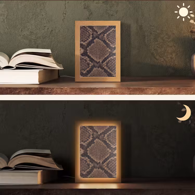 Lampe de table - Python - Écailles - Bronze — 5