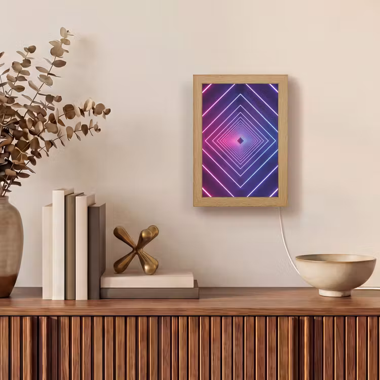 Lampe de table - Trois dimensions - Tunnel - Espace — 4
