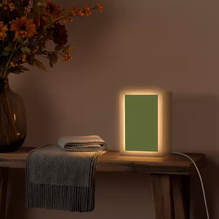 Lampe de table - Olive - Gris terne - Vert — 3