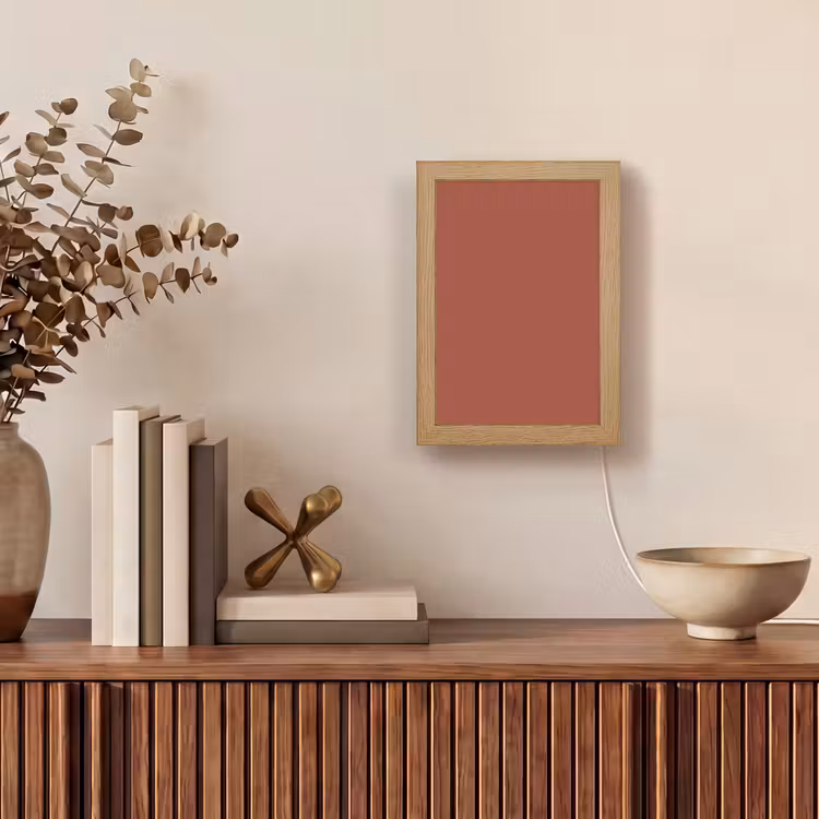 Lampe de table - Rustique - Terre cuite - Orange — 4