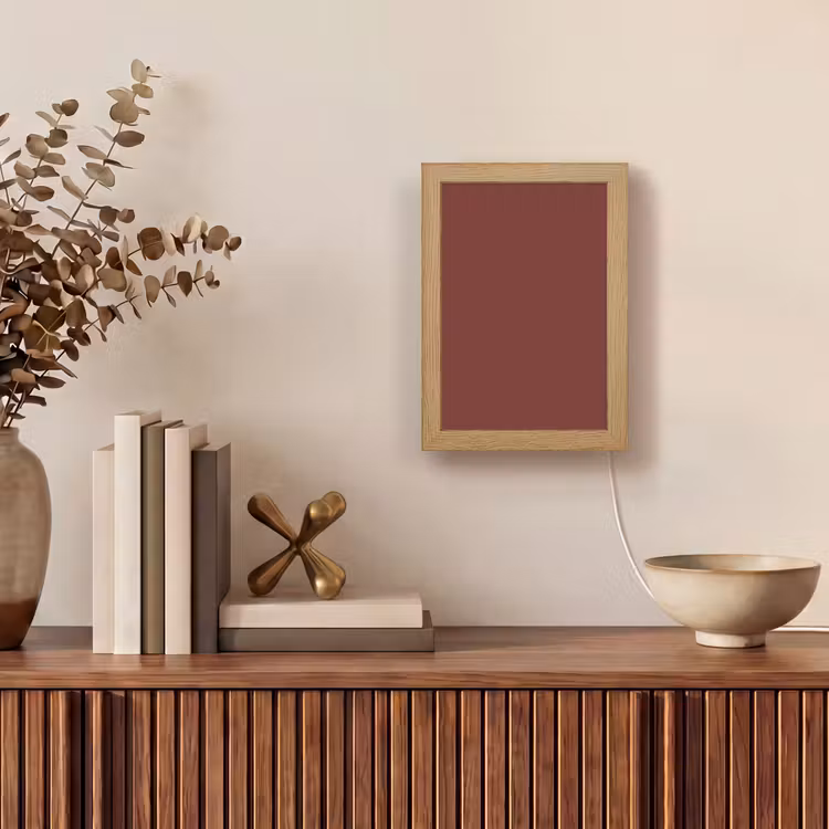 Lampe de table - Valentine - Velours - Rouge — 4