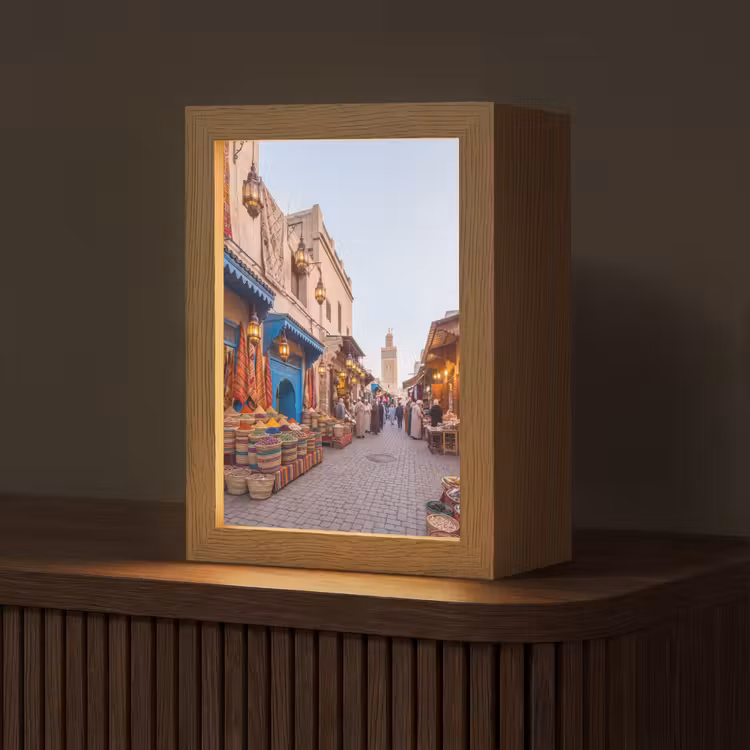 Lampe de table - Marché - Orient - Coloré — 1