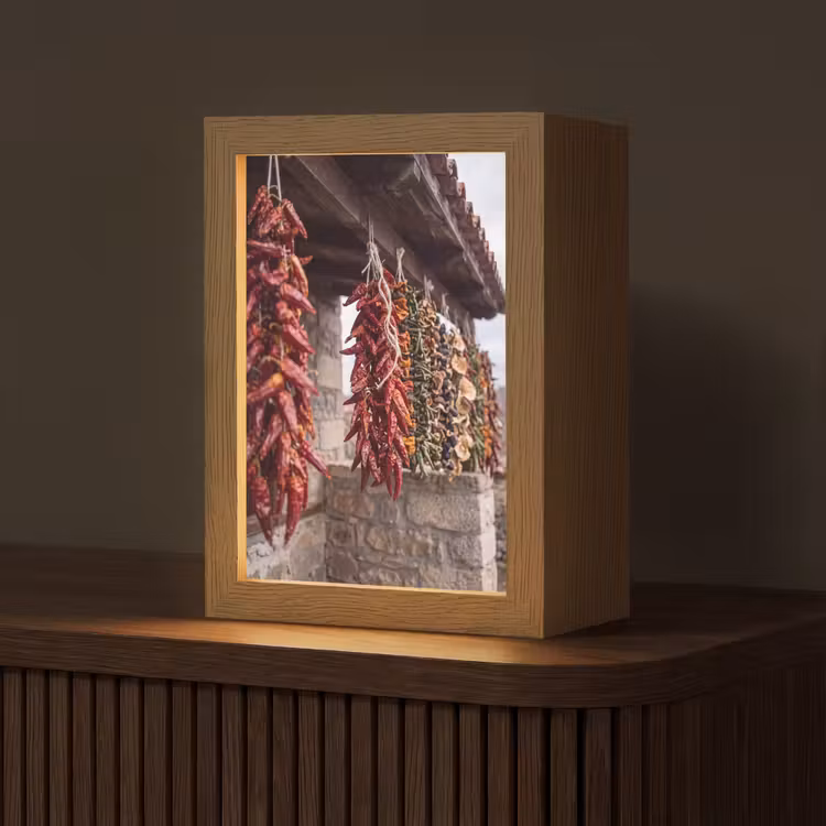 Lampe de table - Piments rouges - Alimentation — 1