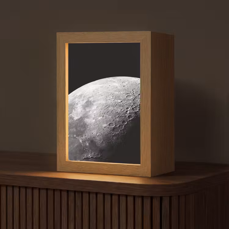 Lampe de table - Lune - Cratères - Espace — 1