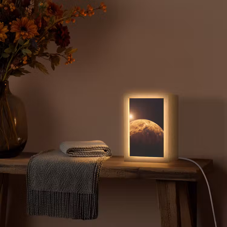 Lampe de table - Planète - Espace - Orange — 3