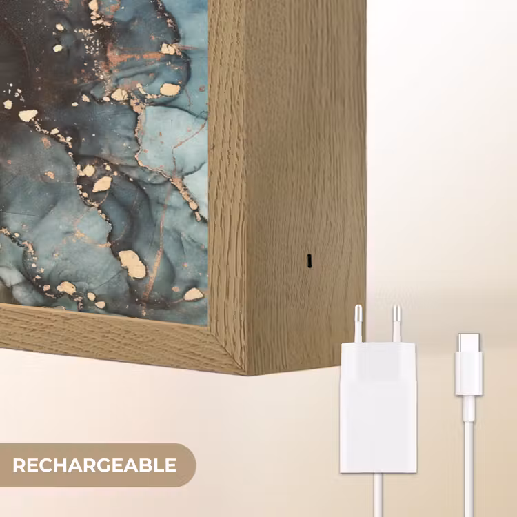 Lightbox - applique-murale - Marbre - Or - Vert — 7