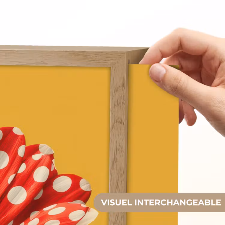 Lightbox - applique-murale - Fleur - Rouge - Points — 5