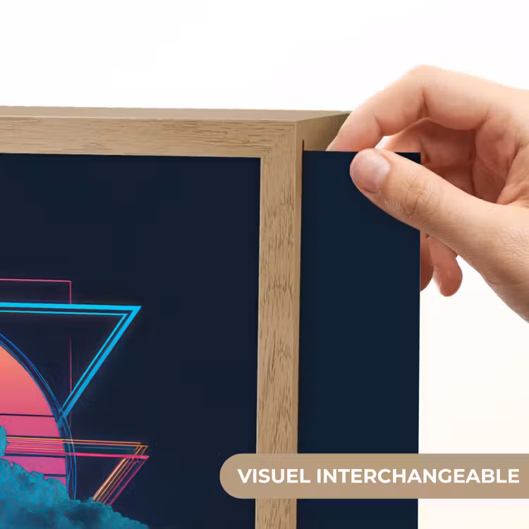 Lightbox - applique-murale - Nuage - Éclair - Triangles - Lignes — 5