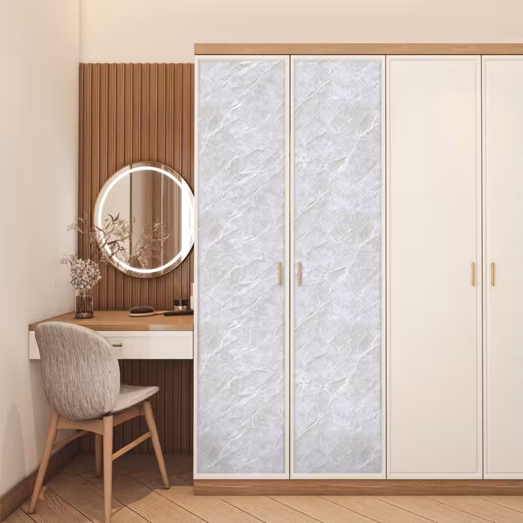 Le sticker de porte - Surface - Texture - Gris — 4