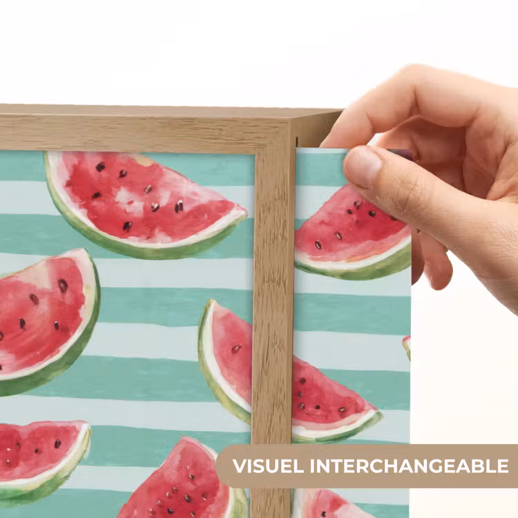 Lightbox - Applique-Murale - Pastèque - Rayures - Vert — 5