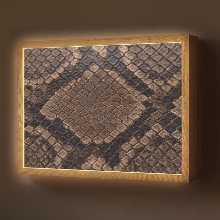 Lightbox - Applique-Murale - Python - Écailles - Bronze — 1