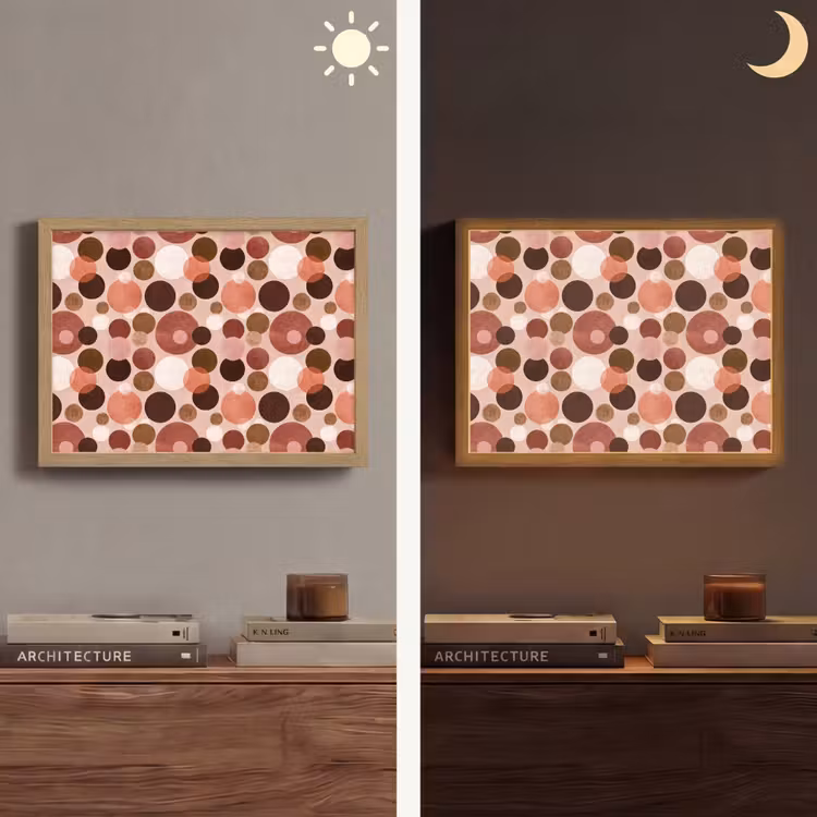 Lightbox - Applique-Murale - Cercles - Moderne - Coloré — 6