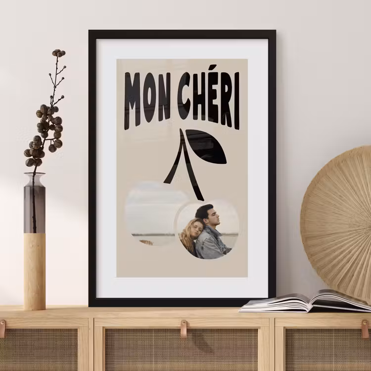 Affiche encadrée - Mon Chéri — 2