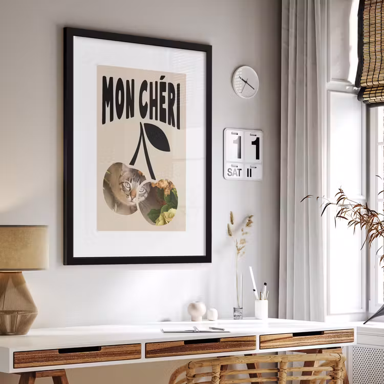 Affiche encadrée - Mon Chéri — 4