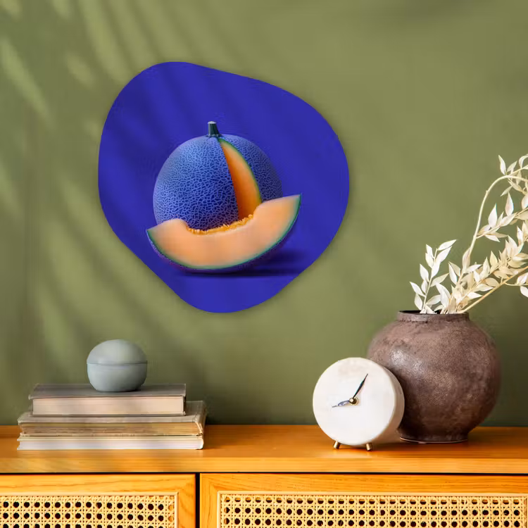 Forme organique - Forex - Melon - Bleu - Orange - Arty — 2