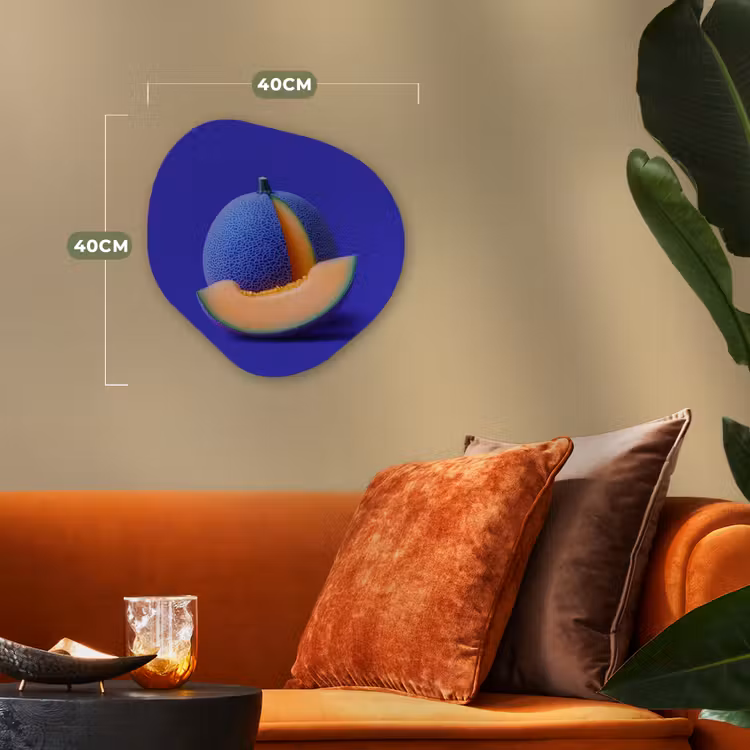Forme organique - Forex - Melon - Bleu - Orange - Arty — 4