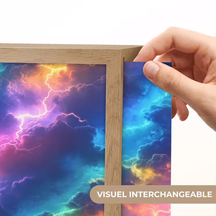Lightbox - applique-murale - Tempête - Éclair - Arc-en-ciel — 5