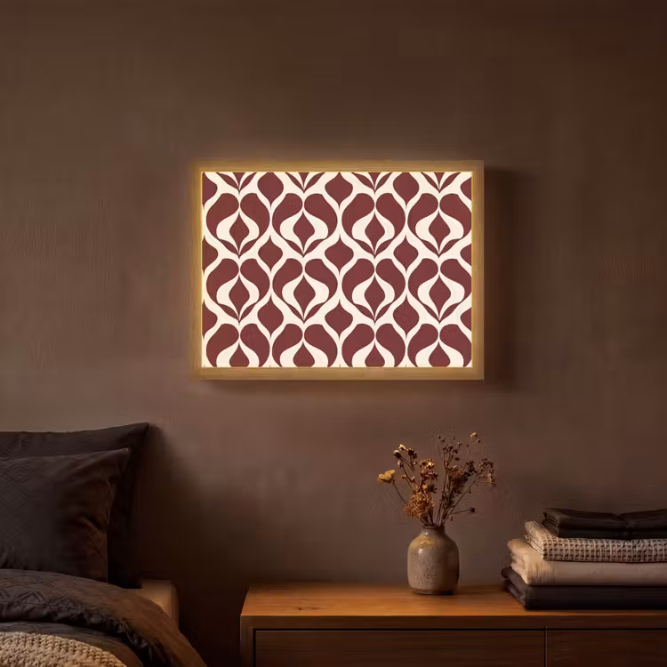 Lightbox - applique-murale - Rouge - Drop pattern - Graphic — 3