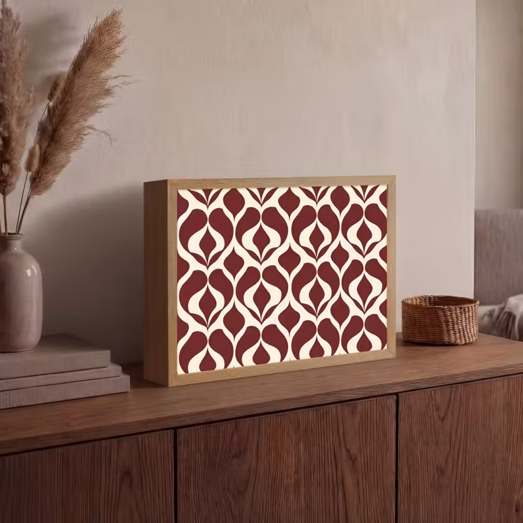 Lightbox - applique-murale - Rouge - Drop pattern - Graphic — 4