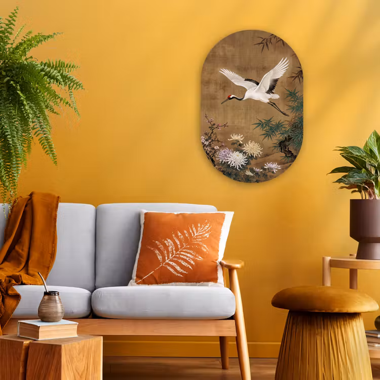 Murale ovale - Forex - Orientale - Élégante - Colorée — 1