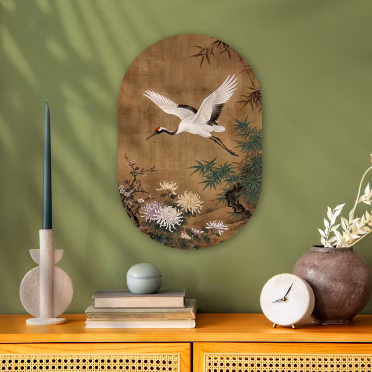 Murale ovale - Forex - Orientale - Élégante - Colorée — 2