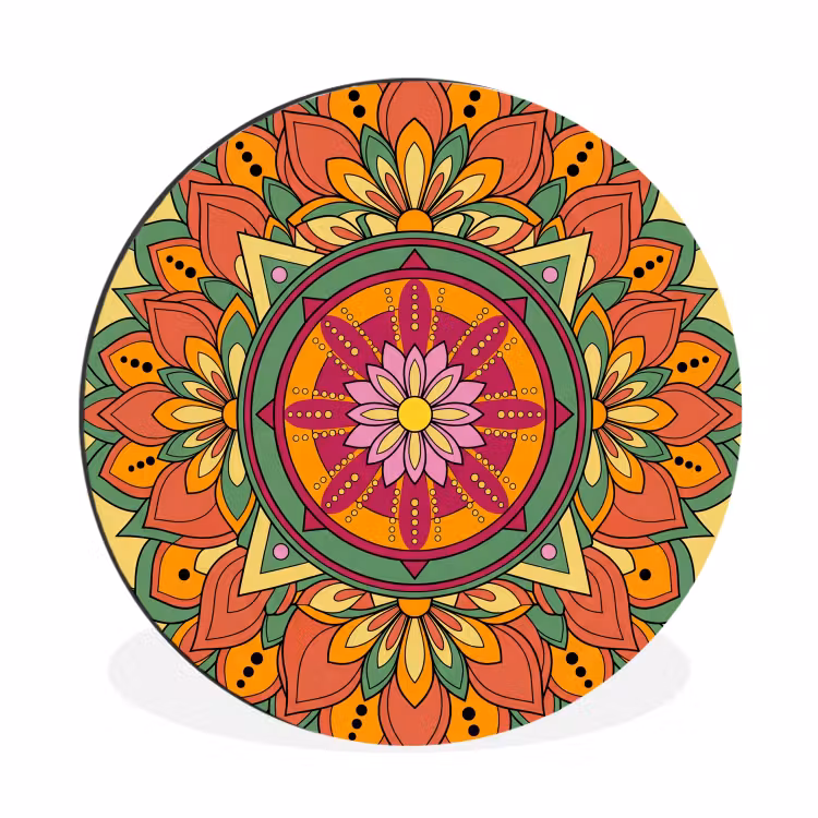 Mandala - Fleurs - Abstrait - Coloré — 1