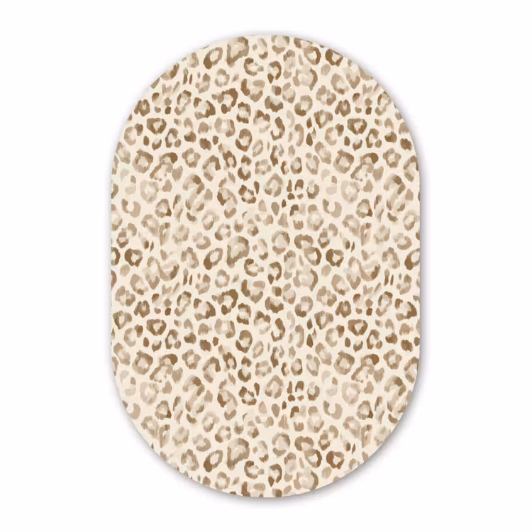 Murale ovale - Forex - Léopard - Classique - Beige — 3