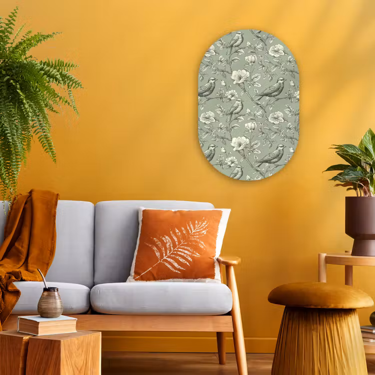 Murale ovale - Forex - Classique - Botanique - Vert — 2