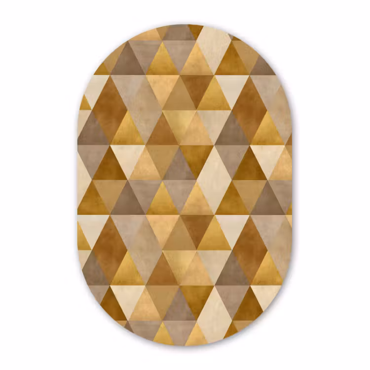 Murale ovale - Forex - Géométrique - Triangle - Or — 3