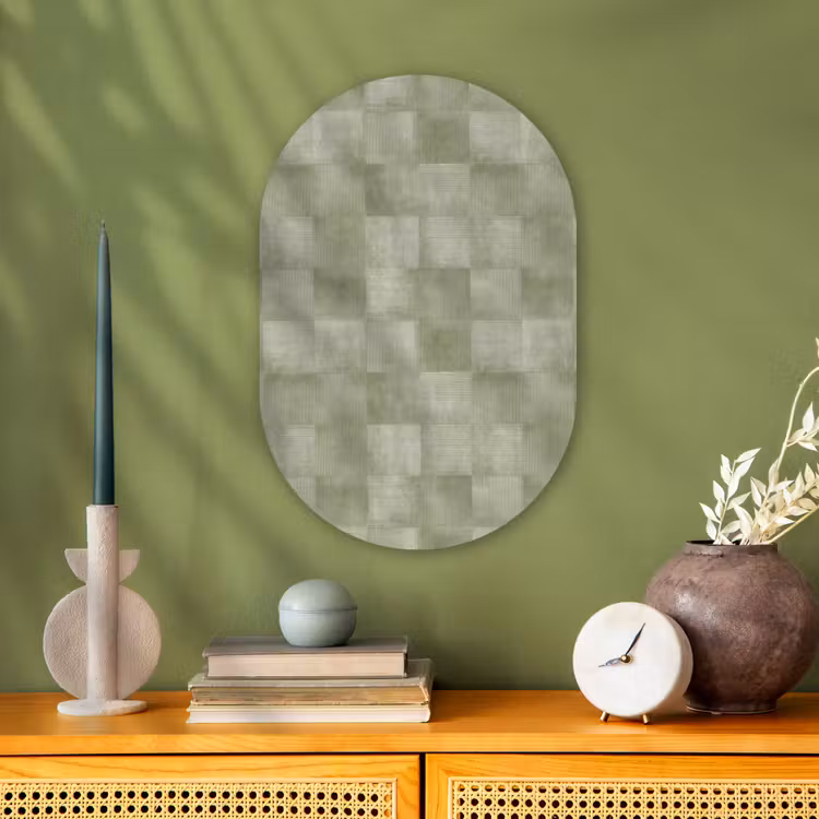 Murale ovale - Forex - Plats - Rustique - Vert — 2