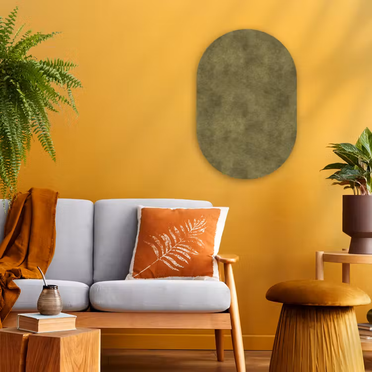 Murale ovale - Forex - Texture - Abstrait - Vert — 2