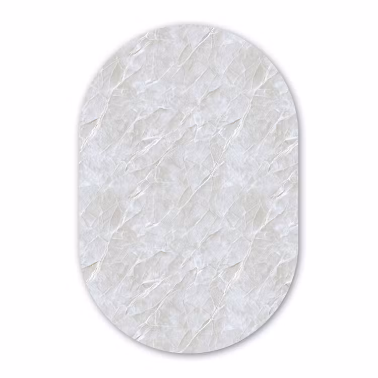 Murale ovale - Forex - Surface - Texture - Gris — 2