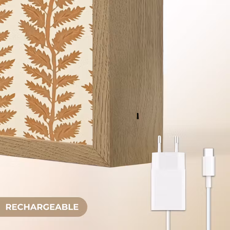 Lightbox - Applique-Murale - Texture - Feuilles - Ocre — 7