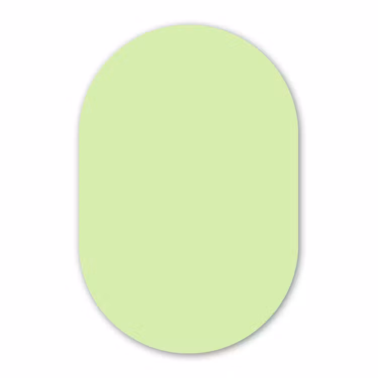 Murale ovale - Forex - Clair - Citron vert - Vert — 3