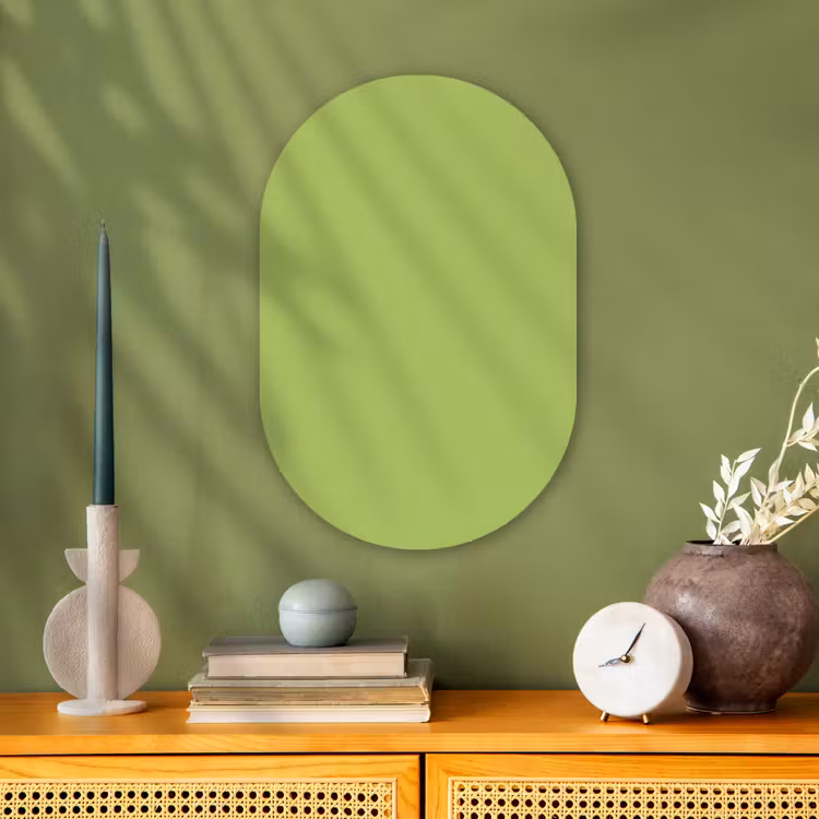 Murale ovale - Forex - Lime - Glow - Vert — 2