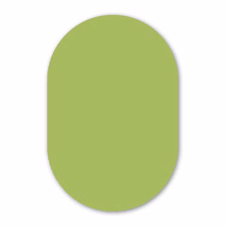 Murale ovale - Forex - Lime - Glow - Vert — 3