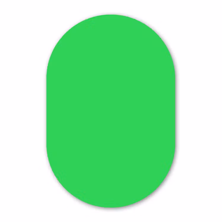 Murale ovale - Forex - Menthe - Vert - Vert — 3