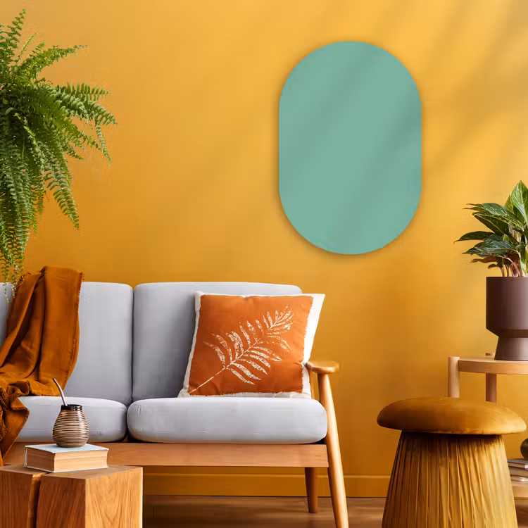 Murale ovale - Forex - Océan - Jade - Vert — 2