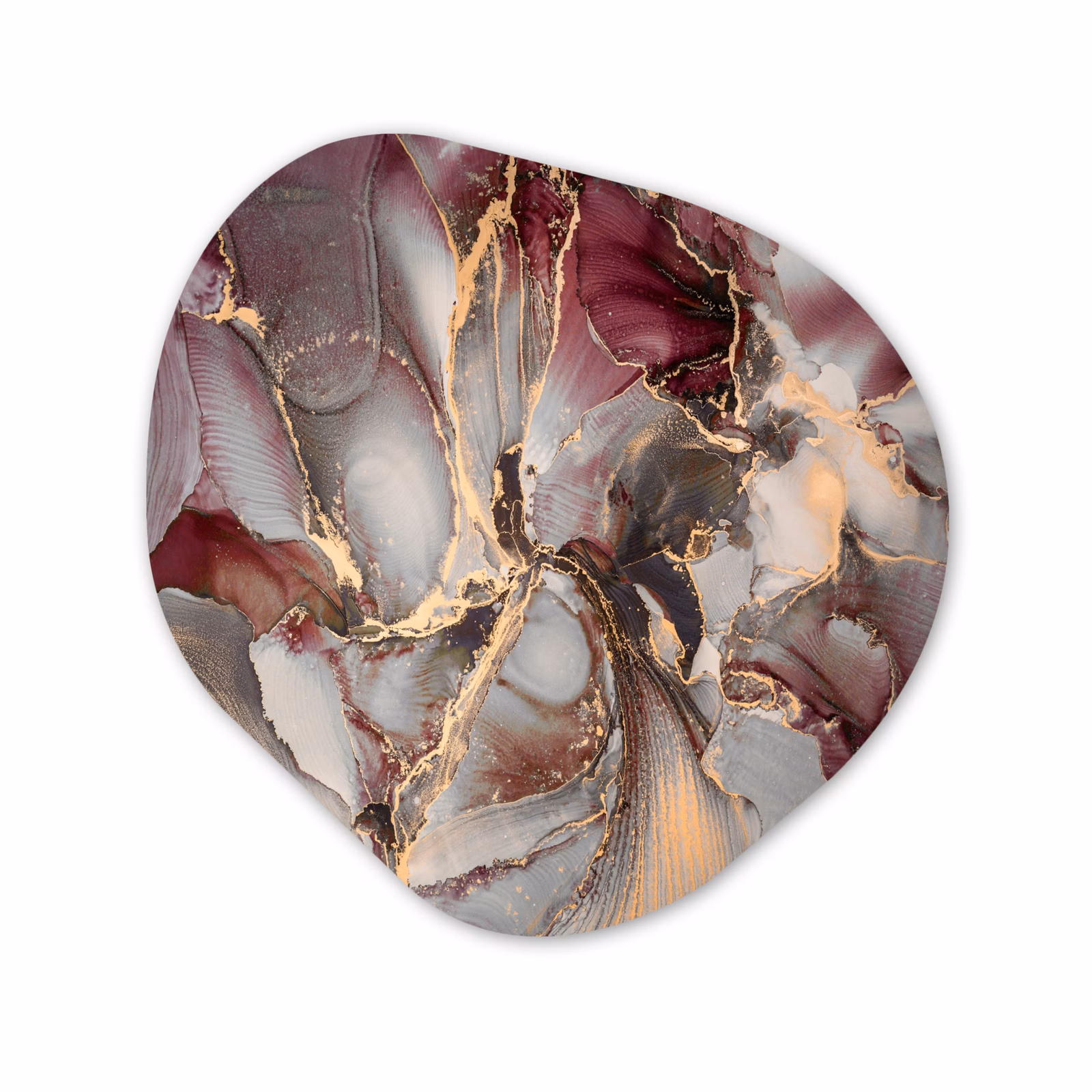 Forme organique - Forex - Or - Marbre - Violet — 1